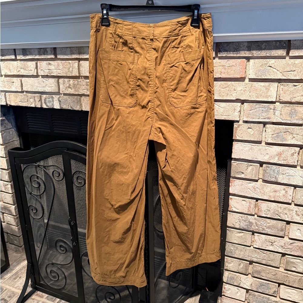 Matilda Jane stretch crop pants, brown, size 12, EUC - Picture 3 of 7